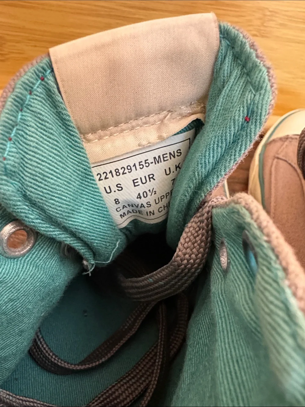 Levi's Gray Canvas High-Top Shoes